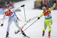 On Winner's Podium for the First Time